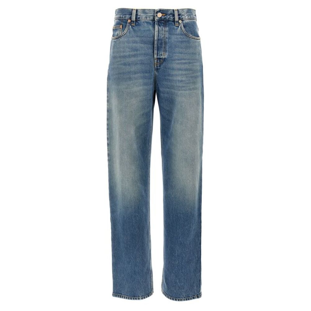 Gucci Blue Cotton Boyfriend Women's Jeans